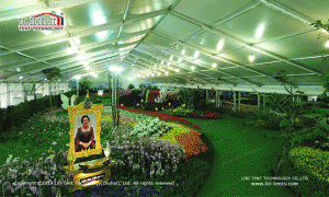 flower show tent