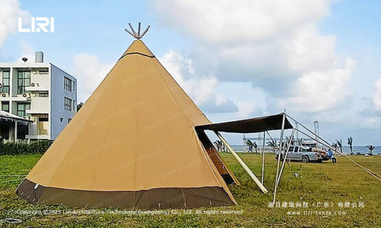large camping tipi